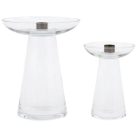 Zestaw Dwóch Świeczników DANIAL - Clear