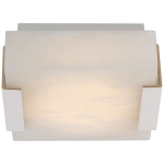 Plafon COVET S - Polerowany Nikiel & Alabaster | KELLY WEARSTLER 