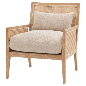 Fotel z Plecionką Wiedeńską MADERA - Natural