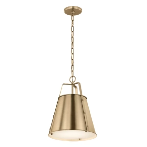 Lampa Wisząca ETCHER L - Szampański Brąz