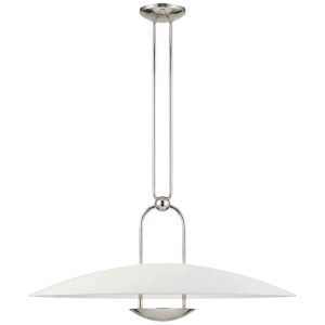 Duża Lampa Wisząca CARA - Polerowany Nikiel |  Ralph Lauren Home  - Ekspozycja