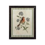 Grafika w Drewnianej Ramie BIRDIE II