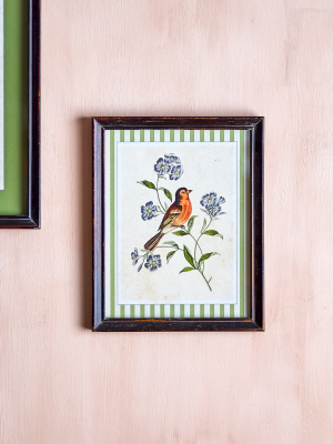 Grafika w Drewnianej Ramie BIRDIE II