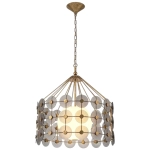 Lampa Wisząca MERIDIAN L - Przecierane Złoto