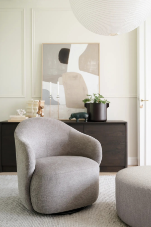 Fotel Obrotowy CHAPLIN - Beige