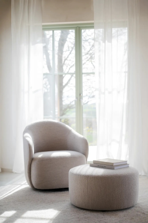 Fotel Obrotowy CHAPLIN - Light Beige