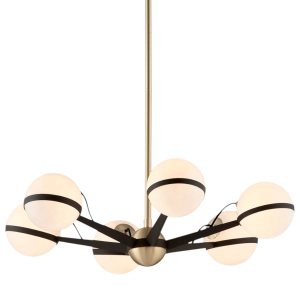 Lampa Wisząca ACE XL - Brąz & Szczotkowany Mosiądz