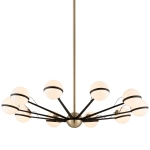 Lampa Wisząca ACE XXL - Brąz & Szczotkowany Mosiądz