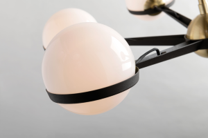 Lampa Wisząca ACE XXL - Brąz & Szczotkowany Mosiądz