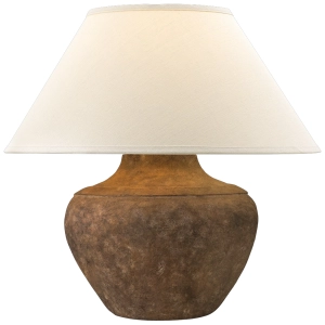 Duża Bezprzewodowa Lampa Stołowa LABRIA - Aged Brass