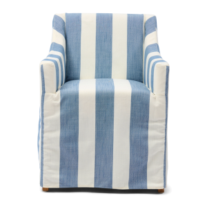 Krzesło Tapicerowane z Podłokietnikami CORIZONE - Loose Striped
