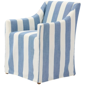  Krzesło Tapicerowane z Podłokietnikami CORIZONE - Loose Striped