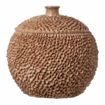 Duży Pojemnik Dekoracyjny SICILY - Beige