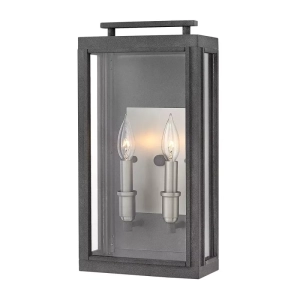 Lampa Ścienna VIGO L - Postarzany Cynk & Antyczny Nikiel