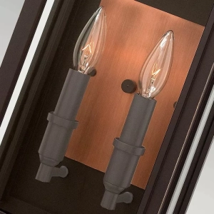 Lampa Ścienna VIGO L - Olejowany Brąz & Miedź