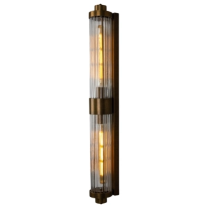 Kinkiet Łazienkowy LIVIA XL Clear Glass - Różne Wykończenia 