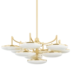 Duża Lampa Wisząca VIRENA - Postarzany Mosiądz