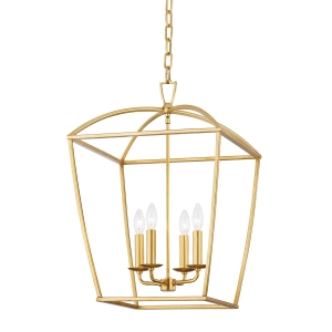 Lampa Wisząca NAVELLA - Złoty Liść