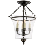 Lampa Półprzysufitowa SUSSEX - Brąz | Chapman & Myers