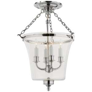 Lampa Półprzysufitowa SUSSEX - Polerowany Nikiel | Chapman & Myers 