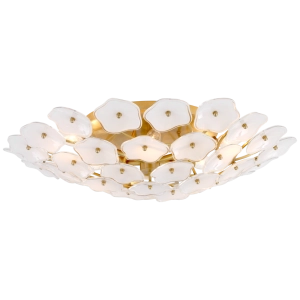 Duża Lampa Sufitowa LEIGHTON - Soft Brass | Kate Spade New York
