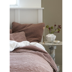 Pomocniczy Stolik Marmurowy MAREL Brown & White