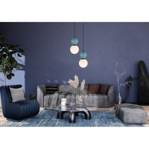 Lampa Wisząca NESSA S - Niebieski