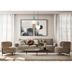 Lampa Wisząca NESSA M - Niebieski