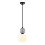 Lampa Wisząca NESSA M - Jasno Szary 