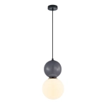 Lampa Wisząca NESSA L - Ciemno Szary 
