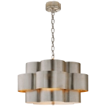 Lampa Wisząca ARABELLE - Postarzane Srebro Płatkowe | Aerin