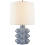 Ceramiczna Lampa Stołowa VEDRA - Polar Blue Crackle | Aerin