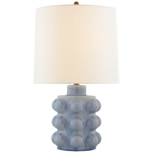 Ceramiczna Lampa Stołowa VEDRA - Polar Blue Crackle | Aerin