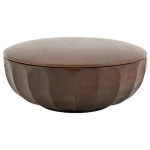 Misa Dekoracyjna z Pokrywką TERRA M - Dark Brown