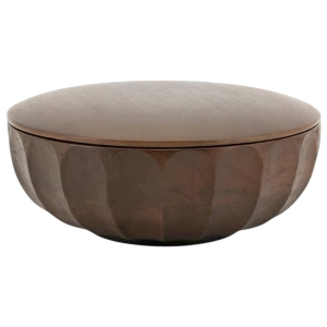 Misa Dekoracyjna z Pokrywką TERRA M - Dark Brown