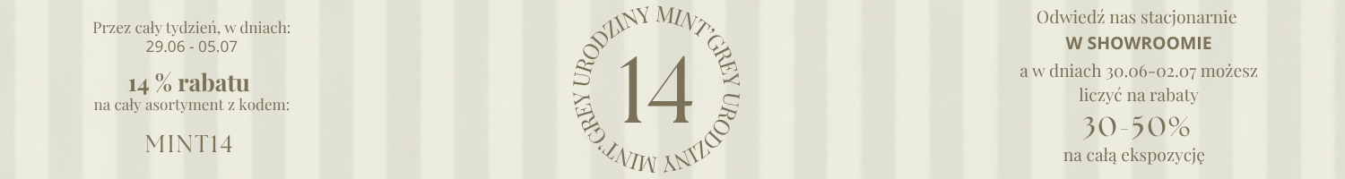 14 Urodziny MINT'GREY
